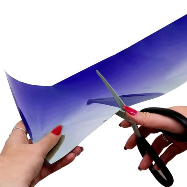 Solskyddsremsa - Ej specificerad - Gradient - Anti-repa polyester - 130 x 20 cm - Blå