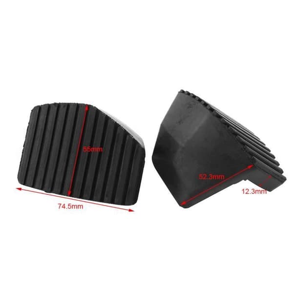 Bromskopplingspedalskydd Gummi för Peugeot-Citroen 1007207208301 C3 C4