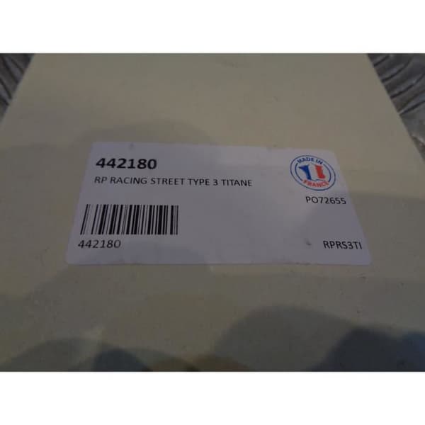 par fotstöd kil legering ultima racing street typ 3 revolution titan motorcykel RPRS3TI bihr 442180
