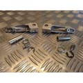 Miniatyrbild 3 av 3: par främre fotstöd wedge motorcykelförare kawasaki zx6r zx10r er6 z1000 z750 zx636 zx-6r ...