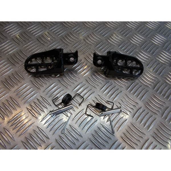 par svart fotstöd wedge motocross honda 50 70 80 100 crf xr dirt ...