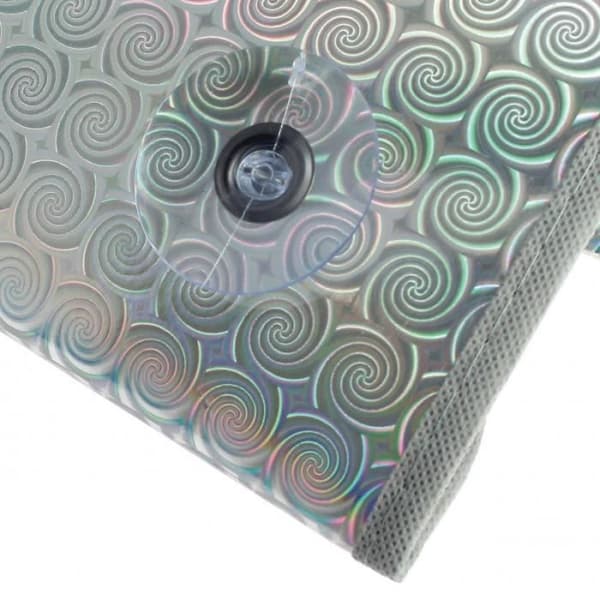 Styv solskydd - Laser Sun - XXL 175x90cm - Vikbar - Sugkoppar - UV-skydd