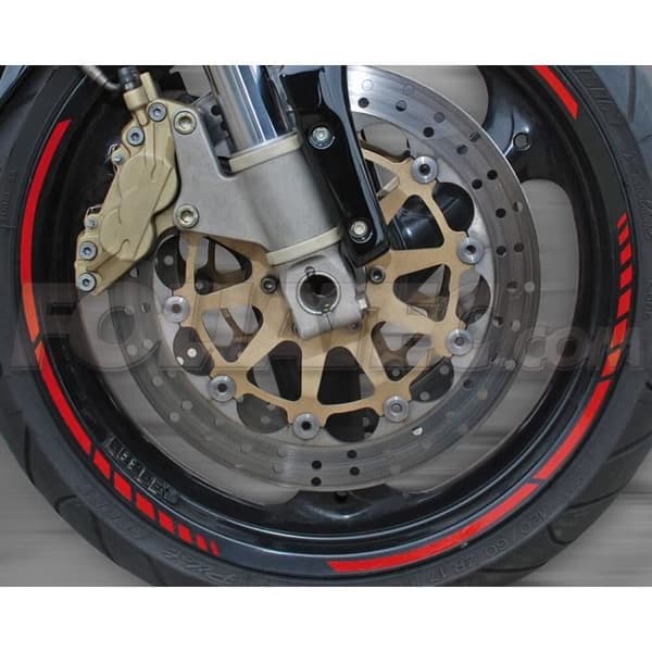Bandklämma - Racing GT - 14 band - 7 mm x 41 cm - Blå färg - Väderbeständig