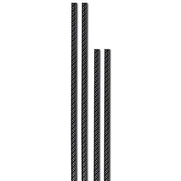 Skyddskåpa - Kolfiber - 4-pack - Svart - 2x67 cm och 2x87 cm - Enkel montering