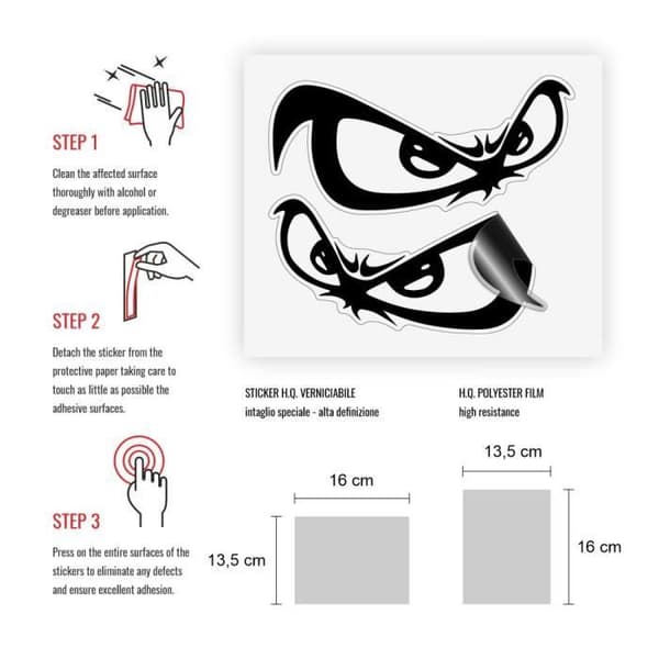 Dekal - Ej specificerat - Finger Fuck - Vit - 13,5 x 16 cm - 2 stycken