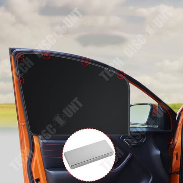 TD® Värmeisolering och ogenomskinlig vinylöverdrag magnetisk bilgardin magnetisk bilgardin 48x62cm