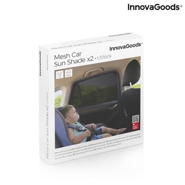 BIL SOLSKYDDSBLOCK UV-SKYDDAR BABY OCH DET INNOVAGOODS 2 DEL