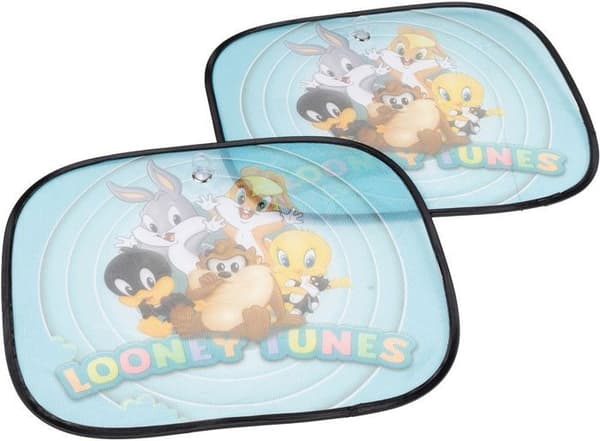 Tataway Par solskyddsskydd 44 x 35 cm Looney Tunes för bilbarnpojkar flickor tecknade filmer Bugs Bunny Duffy Duck