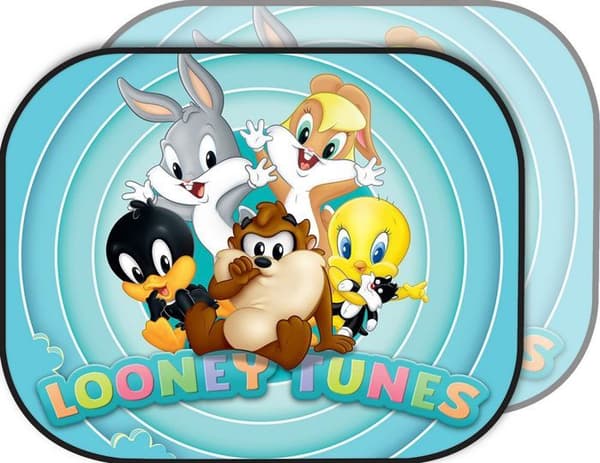 Tataway Par solskyddsskydd 44 x 35 cm Looney Tunes för bilbarnpojkar flickor tecknade filmer Bugs Bunny Duffy Duck