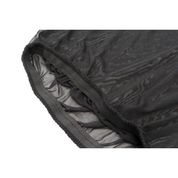 Solskyddsöverdrag Strumpa - Svart - 52 x 126 cm - 2 stycken - Solskydd - Möjlighet till ventilation