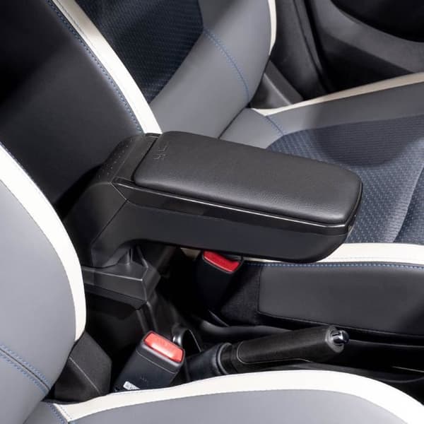 Armstöd - RATI - ARMSTER S - Svart - Växtbaserat Läder - Anpassad för OPEL CORSA 2020-