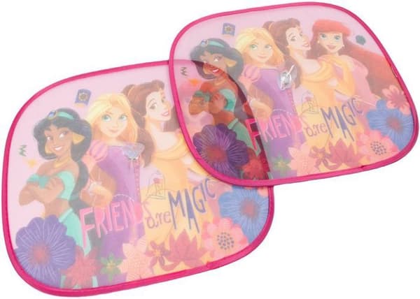 Tataway: Par av skugga Disney Princess Flickor 44 x 35 cm grafik Jasmine Rapunzel Belle Ariel rosa bakgrund