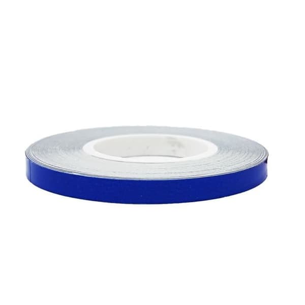Refractive Wheel Stripes för motorcykelfälgar, blå, 5 mm x 6 mt