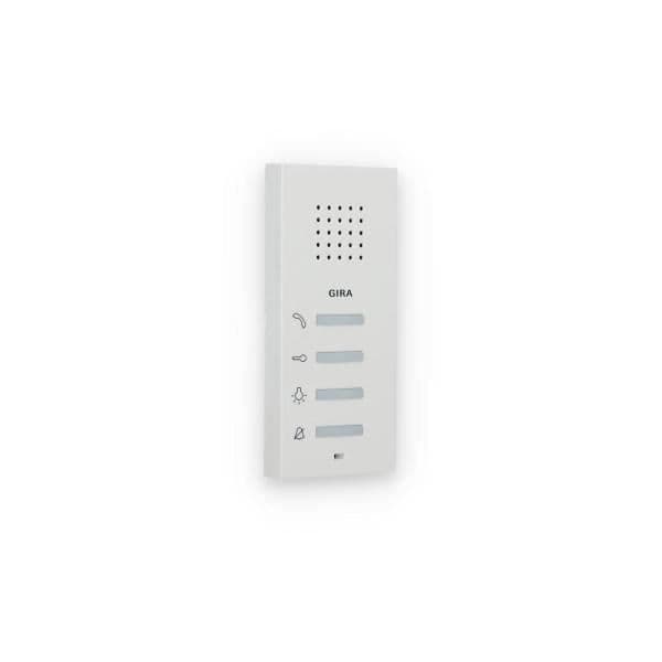 Komplettpaket Audio - Gira - Enfamiljshus - Dörrstation Alu - Styrenhet Audio - 2-facks täckram