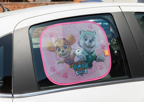 Parasoll Bil - Paw Patrol - Rosa - UV-skydd - 44x35 cm - Sugpropp