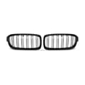 Miniatyrbillede 2 af 2: Front Bumper Nyrerist, Glans Sort Finish, Kompatibel med BMW 3 Serie F30/F31,Gloss Black in Danish is "Blank sort".