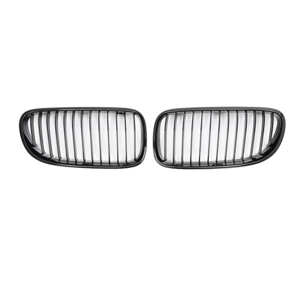 Framgrill, högblank svart finish, högkvalitativ ABS-plast,Blank svart