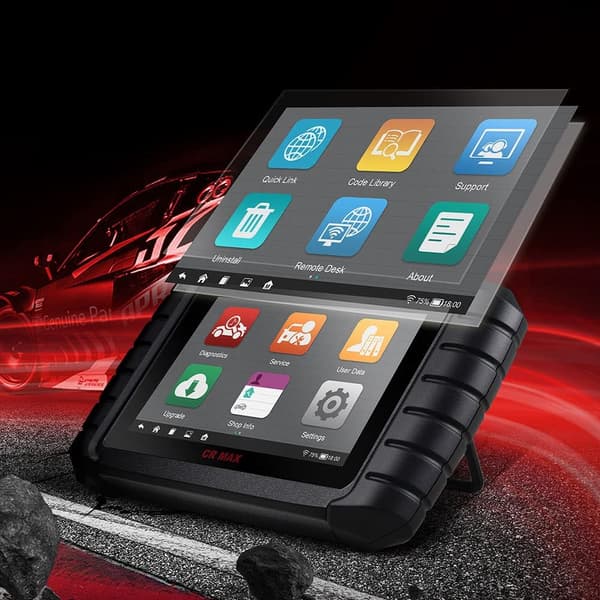 iCarsoft CR Max OBD2 Felkodsläsare, diagnostikverktyg, alla bilmärken, touchscreen