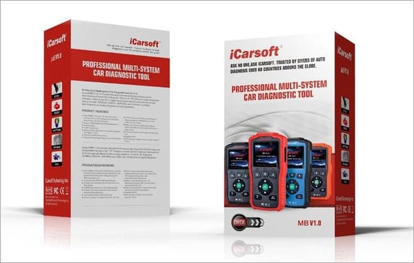 iCarsoft MB V1.0 Felkodsläsare för Mercedes-Benz / Sprinter / Smart