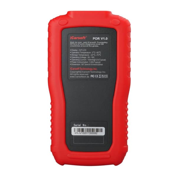 Felkodsläsare iCarsoft POR V1.0 för Porsche / Cayenne +OBDII