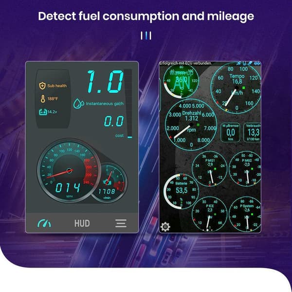 4.0 OBD2 bildiagnostikskanner, mini autoskanner, bildiagnostikverktyg, bluetooth-kompatibel