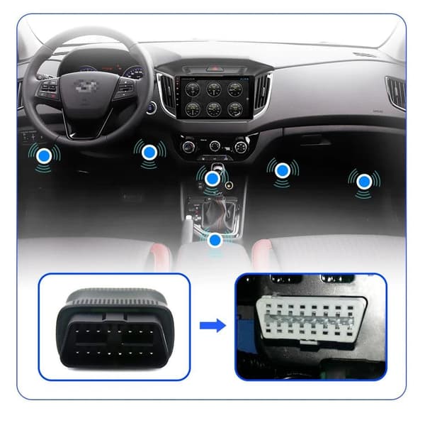 4.0 OBD2 bildiagnostikskanner, mini autoskanner, bildiagnostikverktyg, bluetooth-kompatibel