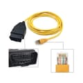 Miniatyrbild 3 av 6: OBDII fordonsanalyskabel för BMW F-serien, ICOM OBD2-kodad diagnoskabel med CD, ENET-kabel
