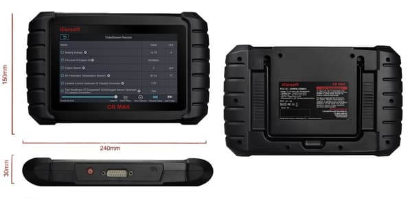 iCarsoft CR Max BT OBD2 Felkodsläsare, diagnostikverktyg, alla bilmärken, touchscreen