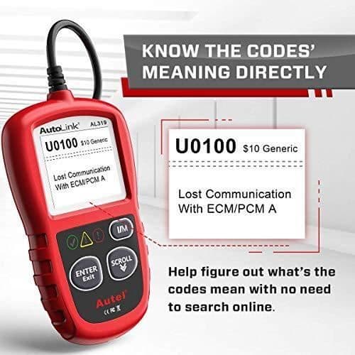 Felkodsläsare - Autel - AL319 - Universal - OBD II-kompatibel - 7 språk stöds