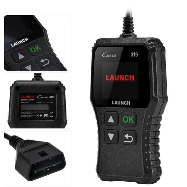 LANSERA CR319 CR3001/Can OBD II Auto Diagnostic Scanner för att läsa och radera motorfelkoder