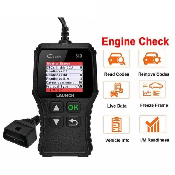 Bilskannerfelläsare OBD2 EOBD-kodläsare Autodiagnostikverktyg