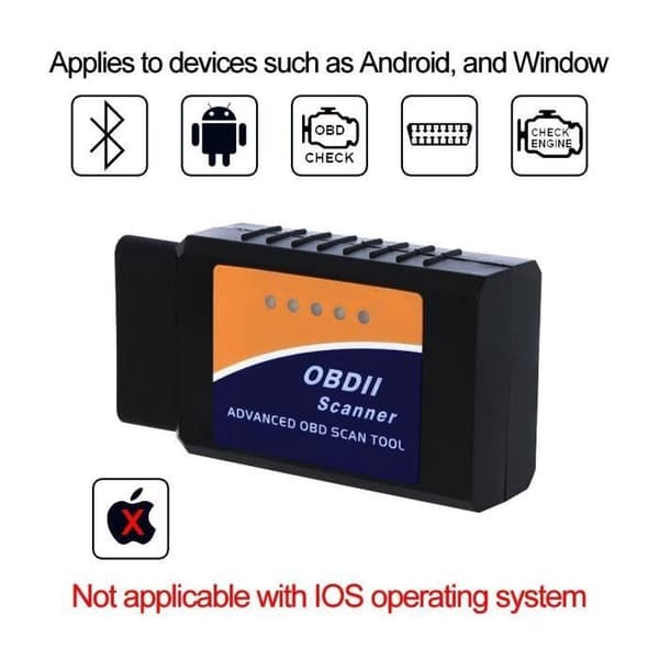 OBD2-skanner - Alpexe - ELM327 - Bluetooth - Universal - MULTI-MÄRKEN