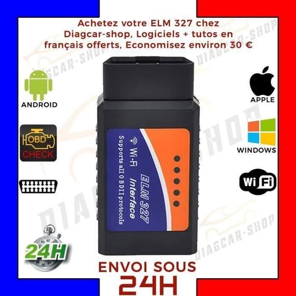 OBD2-skanner - Mister Diagnostic - ELM327 - WIFI - Multibrands - Auto Diagnostic
