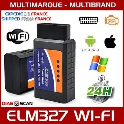 ELM327 OBD2 WIFI diagnostisk resväska gränssnitt - MULTIBRAND - Autodiagnostik - D-kodläsare