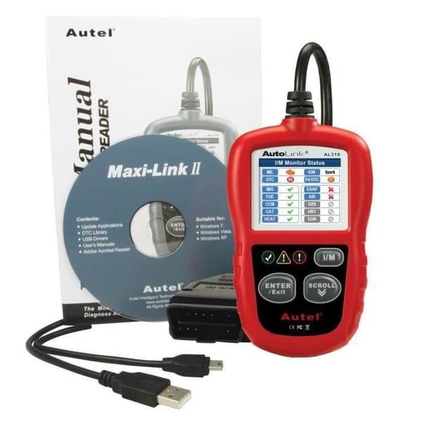 Multi-Brand AUTO Diagnostiskt gränssnitt - AUTEL AutoLink AL319 - OBD2 - VAG COM