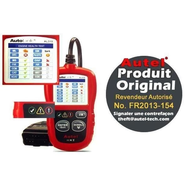 AUTEL Auto Link AL319 OBD2 diagnostikväska