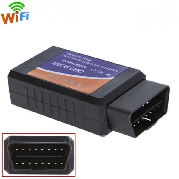 OBD WiFi OBD2 Mini trådlös adapter Fordonsfelkodsskanner Miniverktyg - Anslut via WiFi till telefon (iPhone)