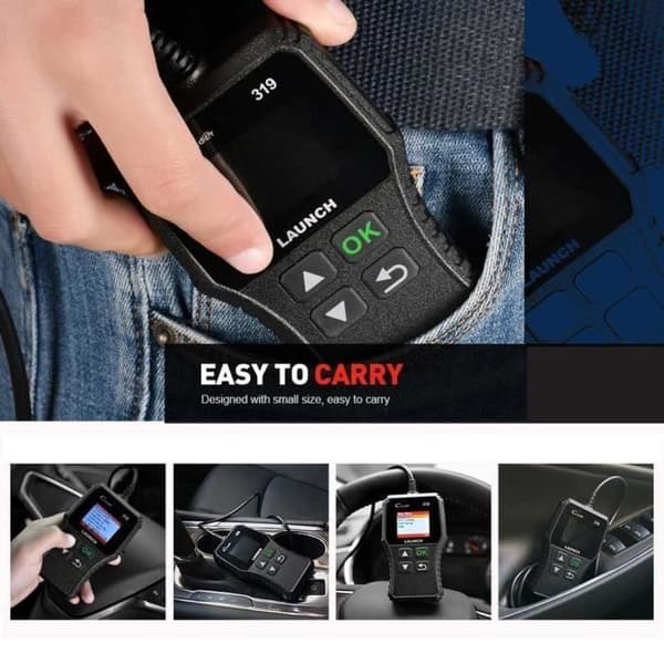 Cr319 Auto Code Reader Obdii Eobd Bilfelsdiagnosinstrument