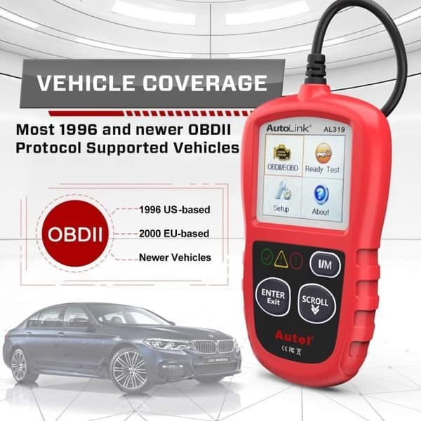 Autel Autolink AL319 EOBD-kodläsare Röd A2