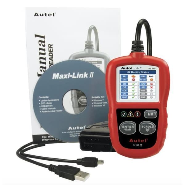 Autel AutoLink AL319 OBD II diagnostiskt gränssnitt - Professionell bildiagnostik