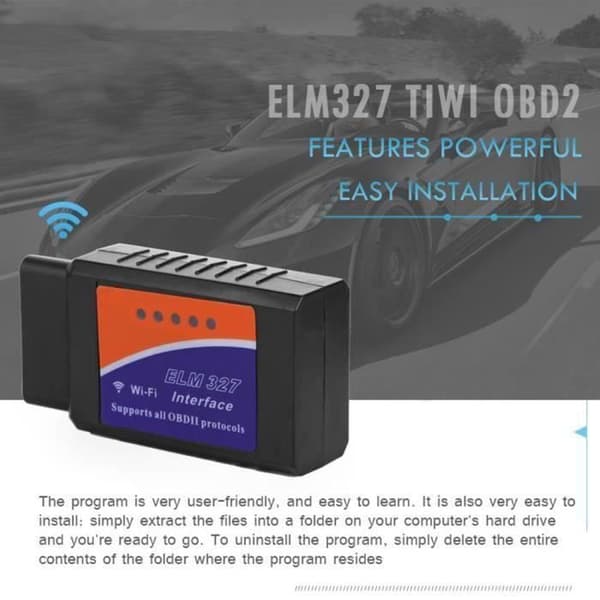 ANG Diagnostiskt verktygsskanner ELM327 OBD2 Bluetooth WiFi bildiagnostiskt skannerverktyg