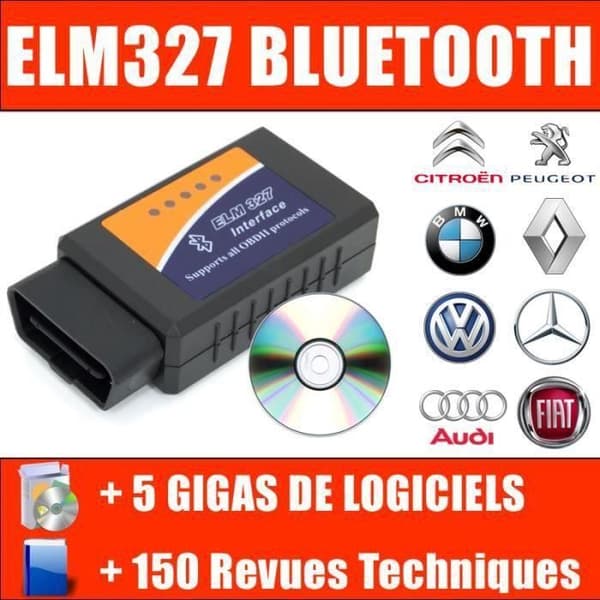 DIAGNOSTISK GRÄNSSNITT ELM327 BLUETOOTH ELM 327 O