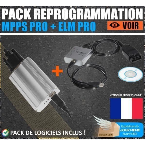 MPPS ALU GRÄNSSNITT + ELM PRO 1.5 - OMPROGRAMMERINGSPAK - BILDIAGNOSER