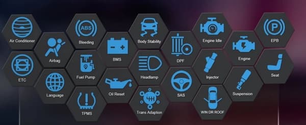 iCarsoft US V3.0 - Felkodsläsare för amerikanska bilar