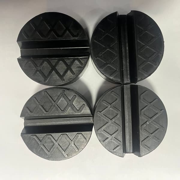 INF Car Jack Jack gummipute for Tesla biler 2-pack Sort
