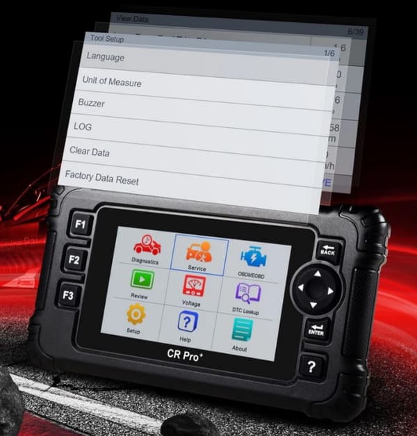 iCarsoft CR Pro+ Felkodsläsare, alla bilmärken