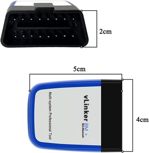 Vgate Felkodsläsare vLinker BM+, Bluetooth bildiagnos, felsök din BMW, android / iPhone
