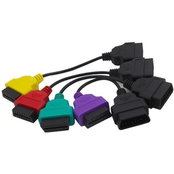 4st OBD2 för Alfa Fiat ECU Scan Bildiagnostikkablar MultiECUScan Adapter