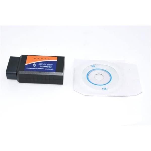 OBD2 diagnostiskt skannerverktyg - ELM327 - Bluetooth - Android kompatibel - Universal - Svart