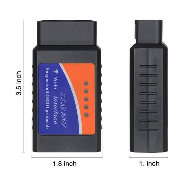 OBD2 WiFi Bildiagnostik - Fransk support 7/7 - LÄSER OCH RÄTTAR FELkoder Alla FORDON - Android iOS PC